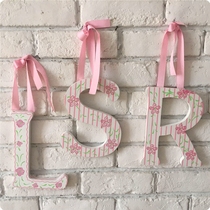 Hipster Wall pendant creative romantic LOVE wooden letter shape hanging decoration wall decoration milk tea shop decoration gift