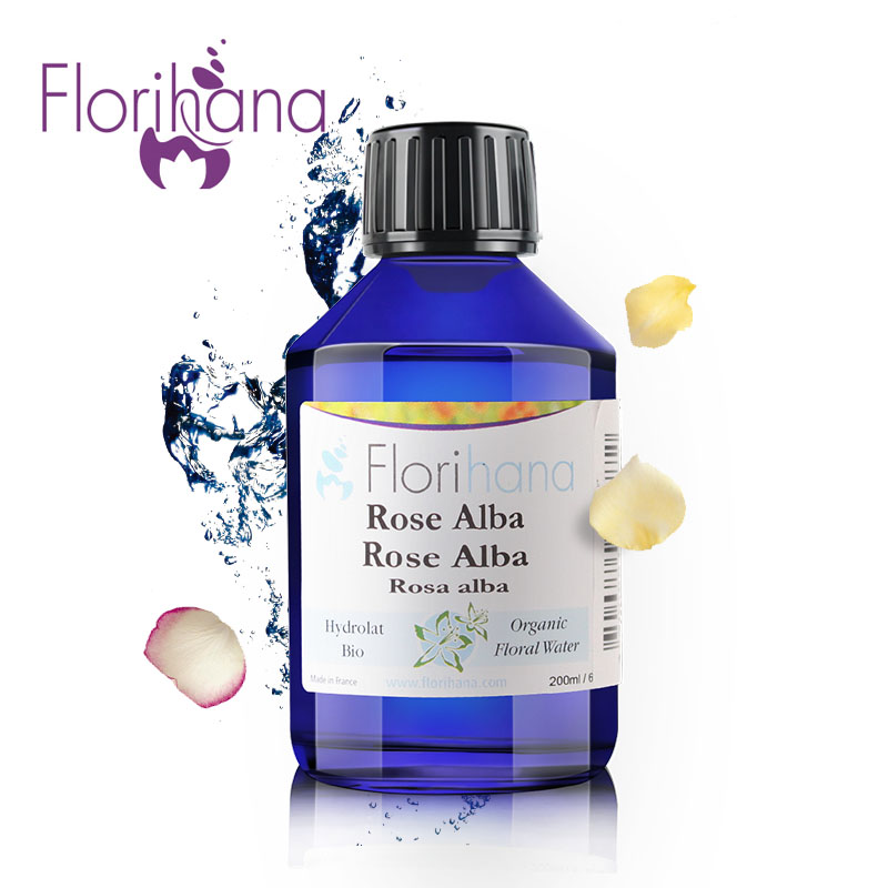 Florihana蔷薇白玫瑰纯露 补水保湿美白提亮肤色护肤品化妆爽肤水
