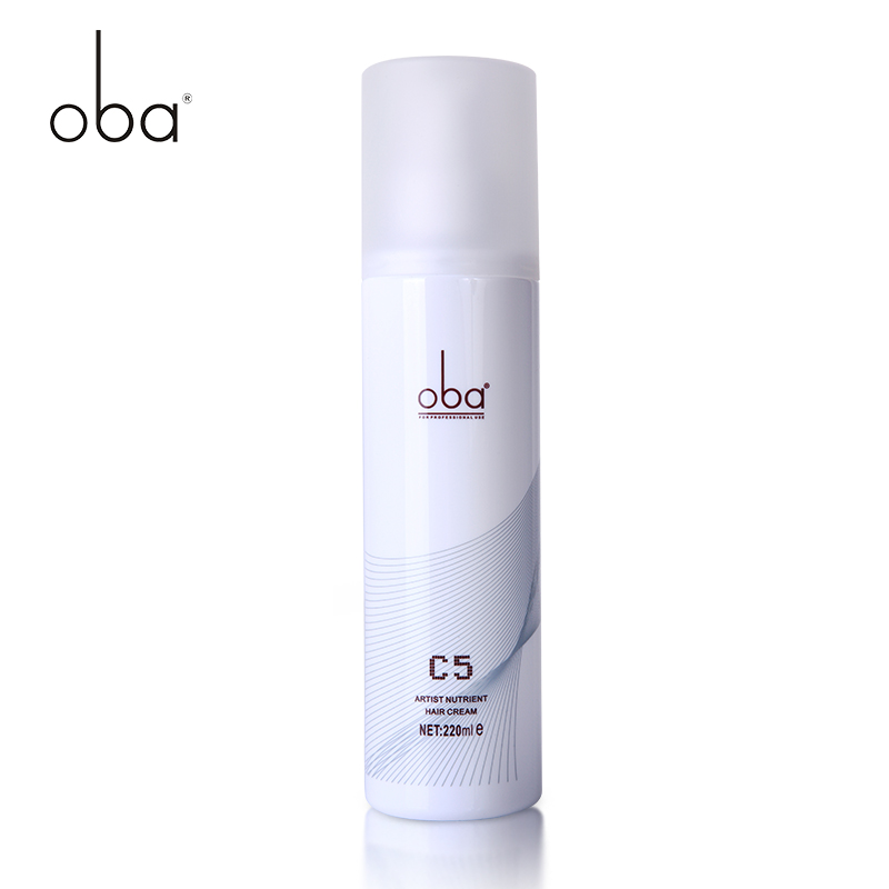 欧芭(oba)二代滋养柔顺微定型弹力素卷发蓬松丰盈直发发霜 220gC5
