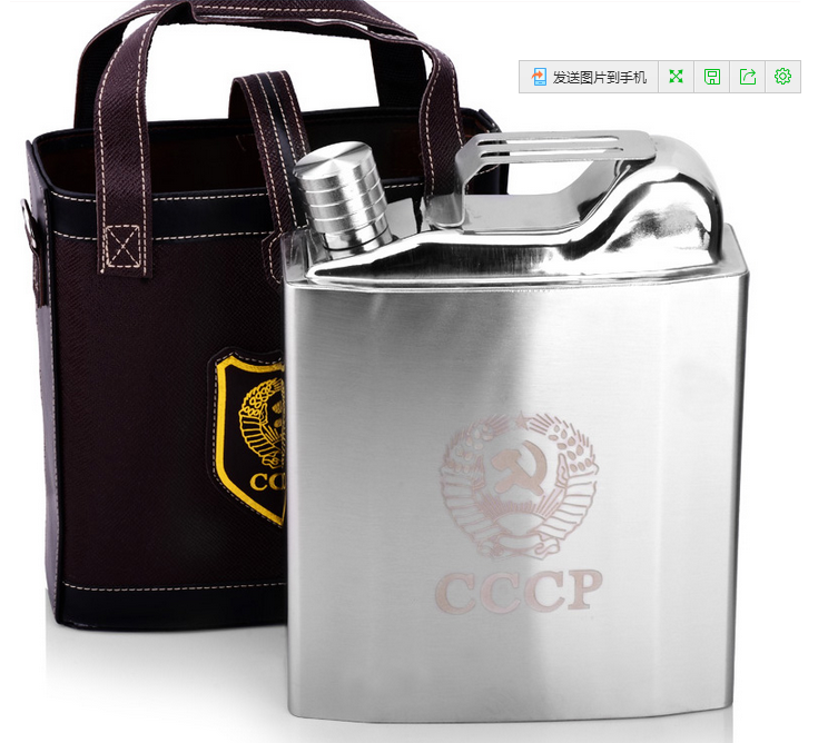 High-grade imported 304 stainless steel 6 kg stainless steel wine jug thick carry-on wine jug oil barrel large capacity wine jug