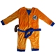 Dragon Ball hoạt hình động vật đồ ngủ một mảnh trẻ em flannel cậu bé ấm áp dễ thương Sun Wukong mô hình mùa thu và mùa đông đồ thú cho bé Áo liền quần