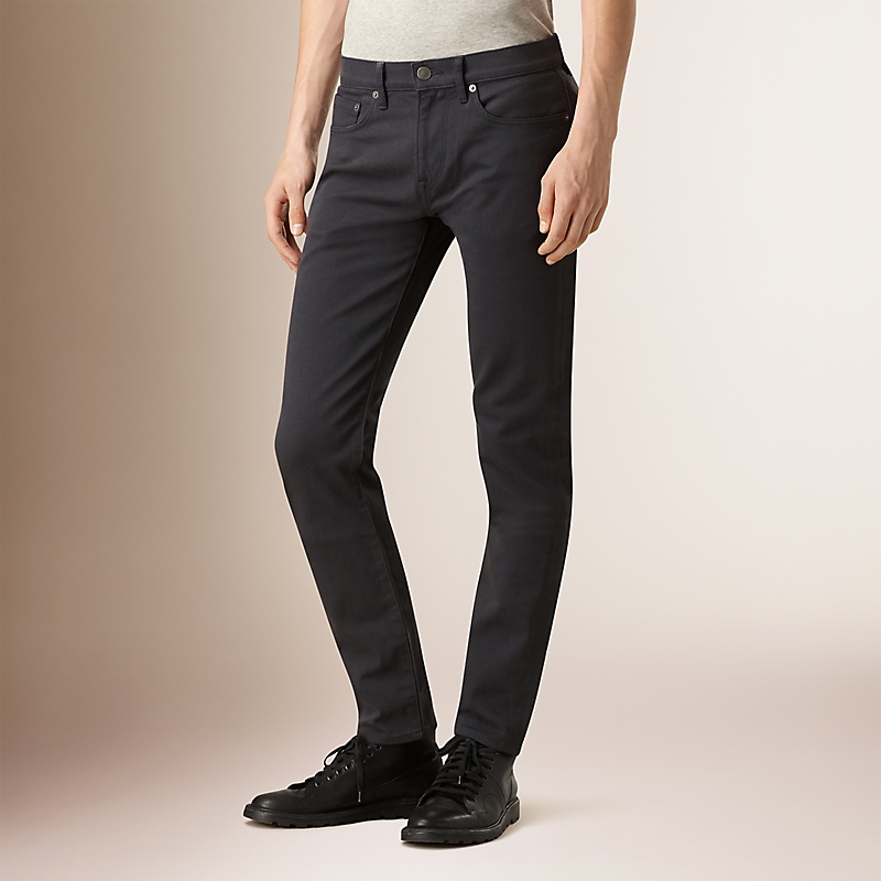BURBERRY/博柏利修身剪裁染色牛仔裤 39412661