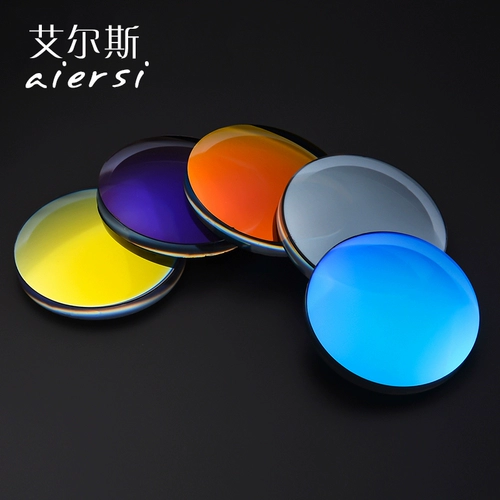 Миопия оптическая линза Поляризация солнцезащитные очки 1,49 1.60 красочные линзы приводятся поляризованные солнцезащитные очки