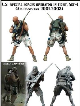 1:35 new product 1 35 US special forces sniper resin soldier resin soldier