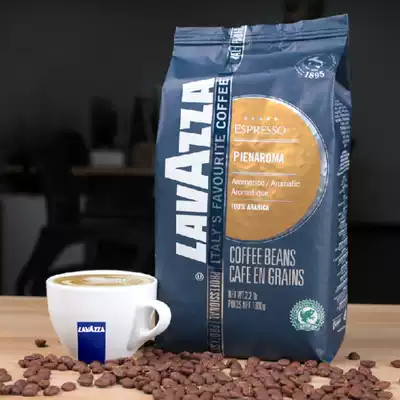 Italy imported LAVAZZA LAVAZZA PIENAROMA Blue label Quanshi fragrant coffee beans Coffee powder