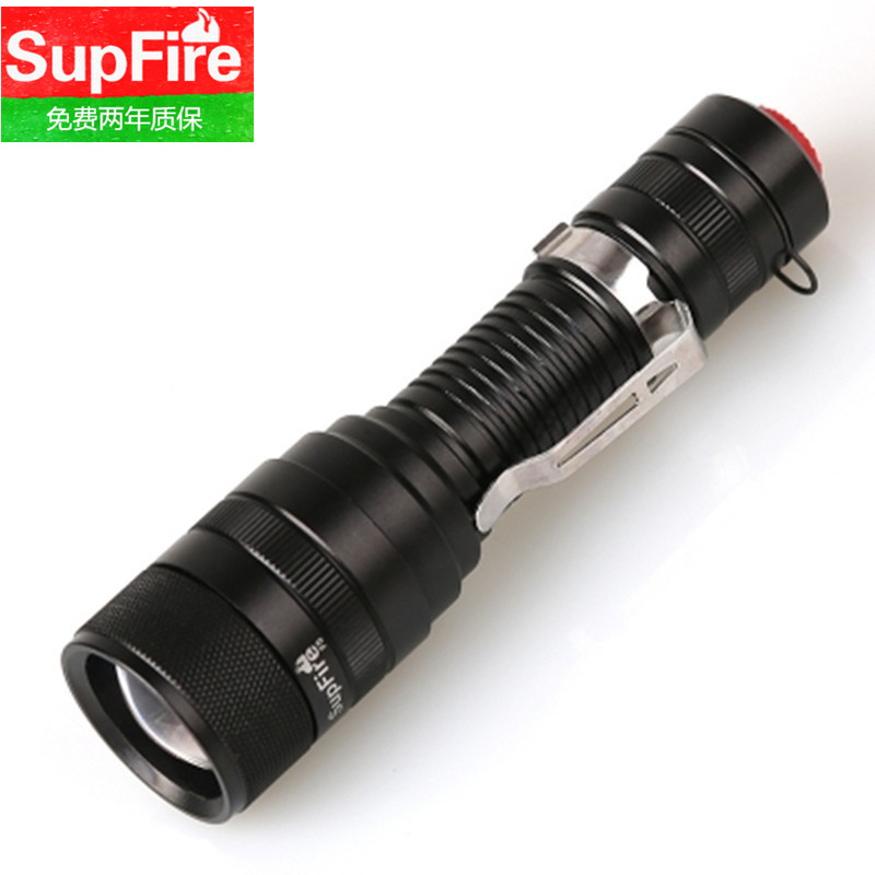 superfaire god fire F5-L2 telescopic focusing home lighting outdoor work rechargeable zoom light flashlights