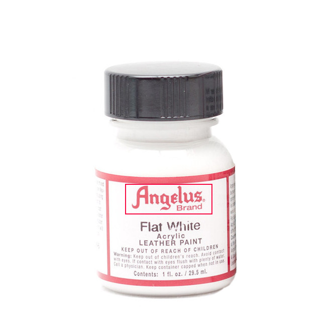 Angelus Sneaker Color Change Paint DIY 1oz Matte White Flat White