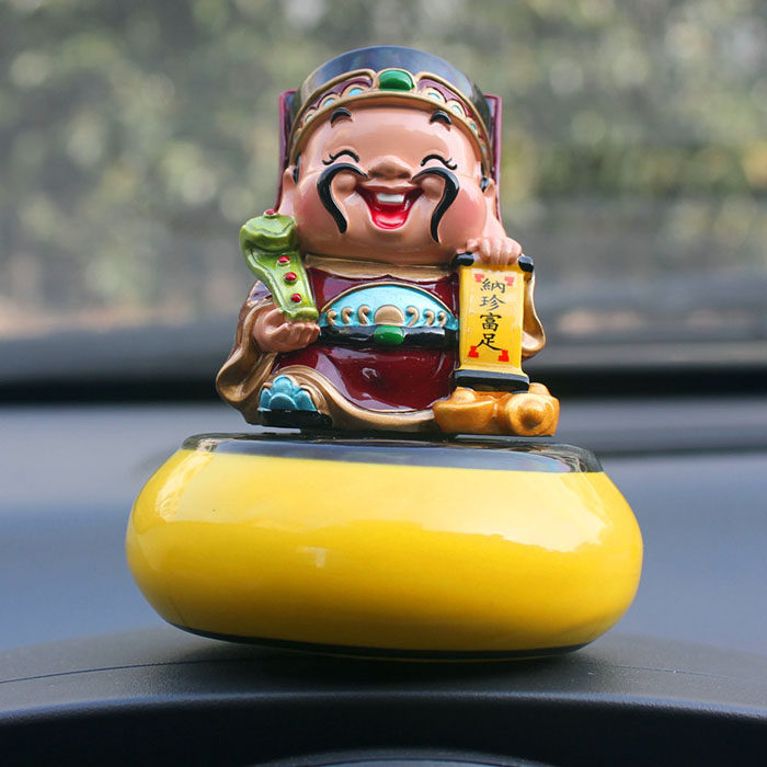 车载汽车香水座 车内车用香水 汽车摆件高档饰品纳珍富足摆件包邮