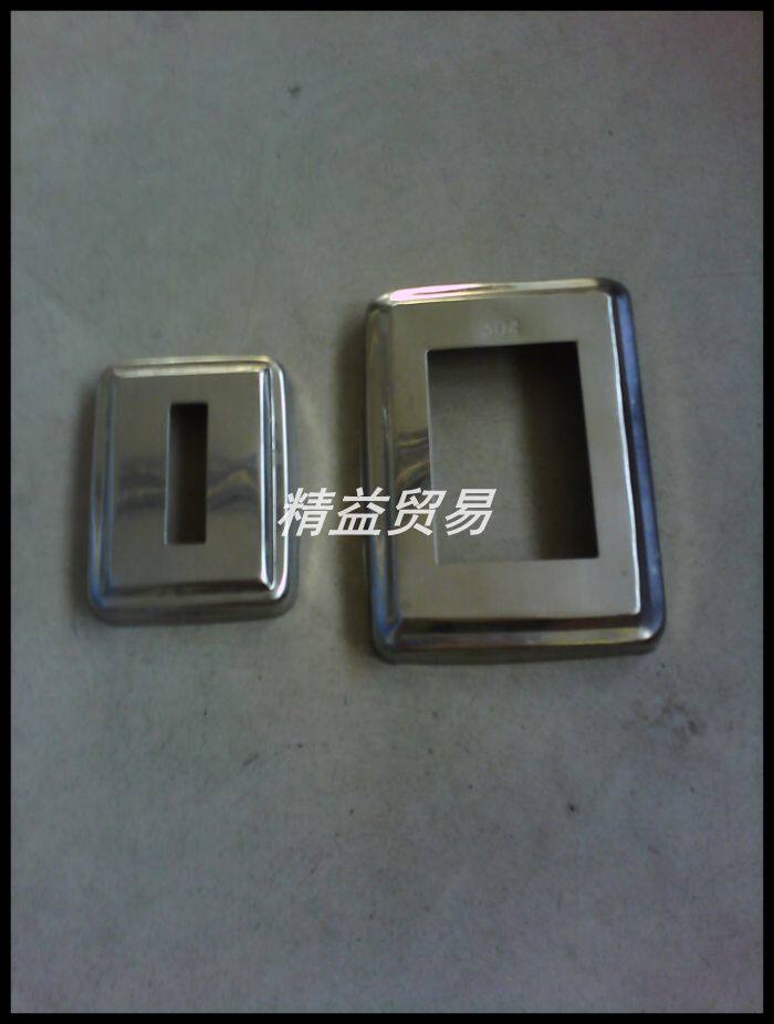 304 stainless steel rectangular decorative cover for stair railing column bottom plate decorative specifications 40604080-Taobao