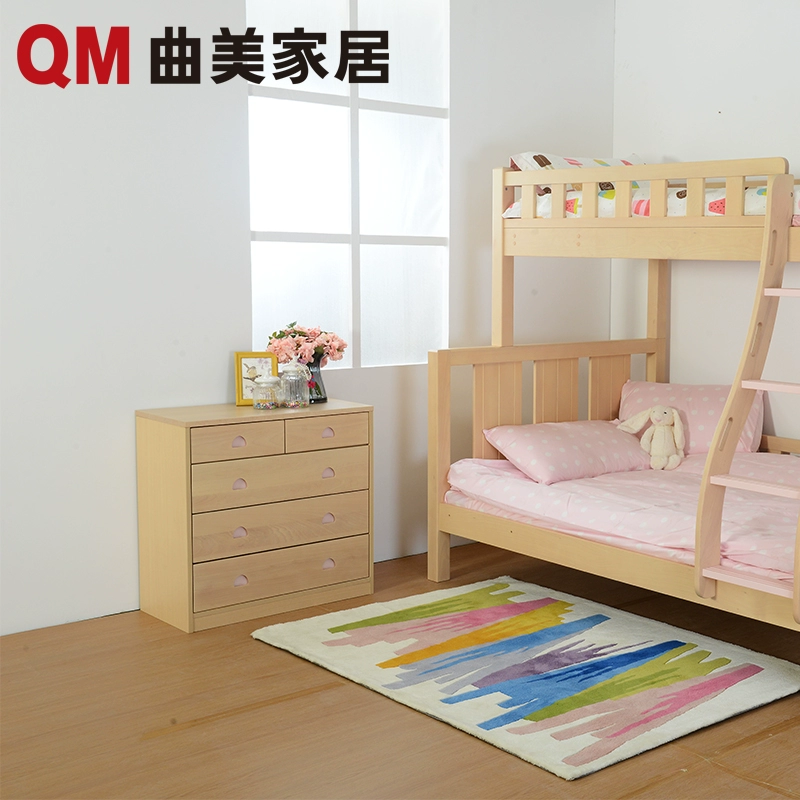 Nội thất Qumei Home 2 + 3 Ngăn kéo Năm ngăn kéo Ngăn kéo trẻ em Tủ đựng đồ nội thất phòng ngủ - Buồng