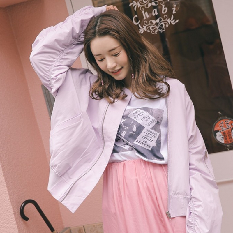 韩国stylenanda官方正品 百搭款影像印花短袖T恤