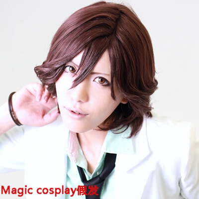 Magic Cosplay Wig Song No Oshi No Ko/Sei Ling Er/Brown Short Hair Anime Cos Wig