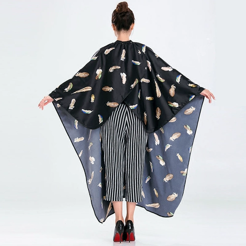 Накидка для стрижки волос, большая водонепроницаемая машинка для стрижки волос, делается под заказ, с печатью вашего логотипа