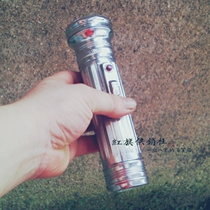 I found a few iron-shell flashlights without batteries. I dont know whether it is bright or not.