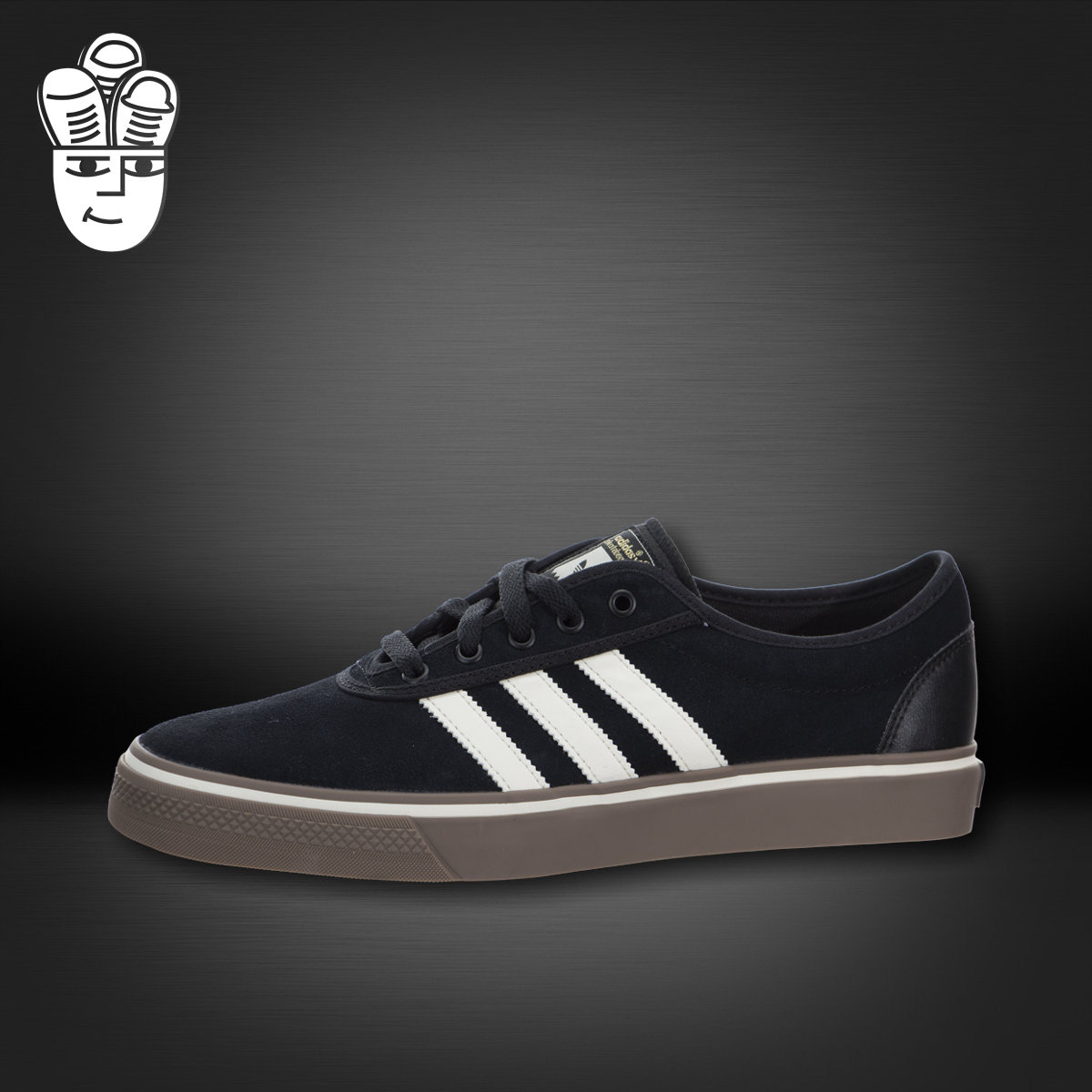 阿迪达斯 Adidas Adi Ease 三叶草板鞋 时尚男子低帮休闲鞋