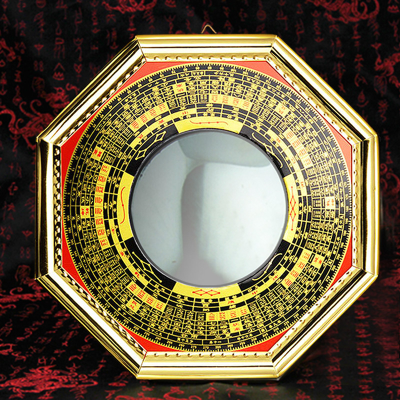 Town Residence Eight divination mirror convex mirror concave mirror convexity convex lens to finance and dissolve door pendant of door and window residential shop