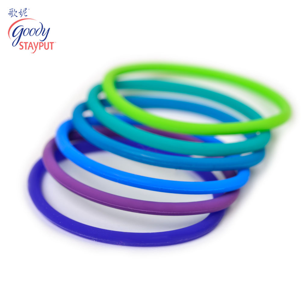 Goody/歌妮美国发饰 防水发圈 运动防滑皮筋 游泳 全硅胶 无接头