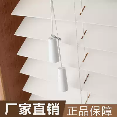 Factory customized Russian solid wood basswood home bedroom office shading lift environmentally friendly wood blinds curtain