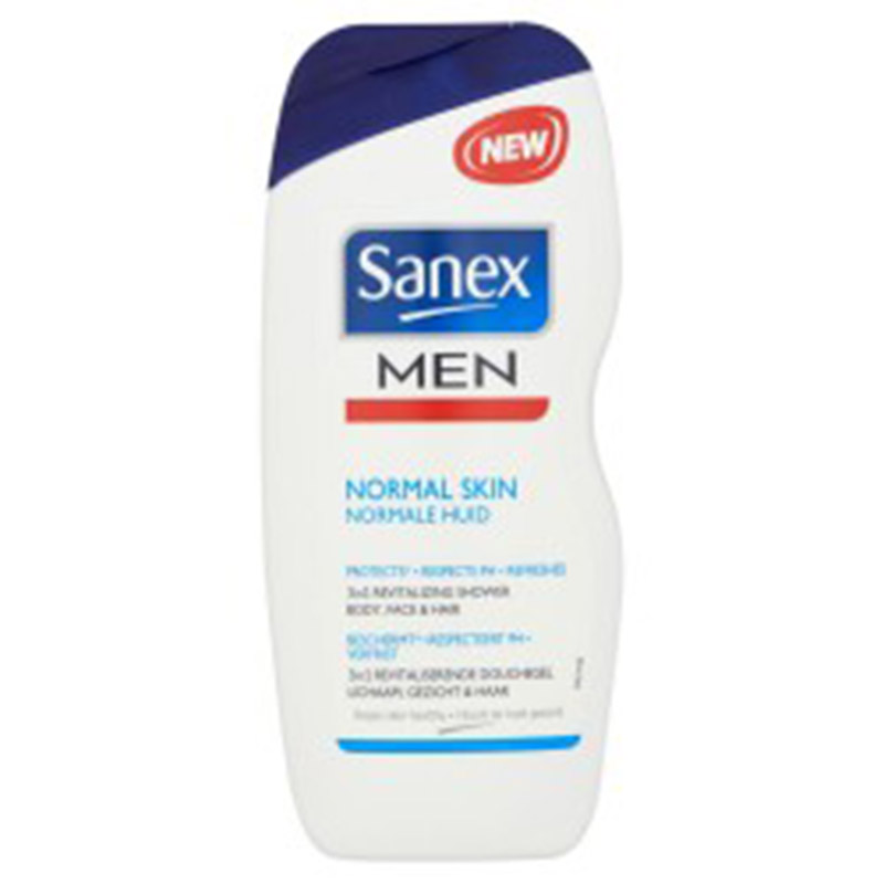 【荷兰直邮】美国Sanex男士二合一淋浴啫喱+洗发露250ml