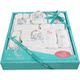 Quần áo trẻ em mùa thu và hộp quà tặng sơ sinh bộ bông dày 15 bộ khỉ con sinh ra hộp quà trăng tròn đồ chơi cho bé 3 tháng Bộ quà tặng em bé