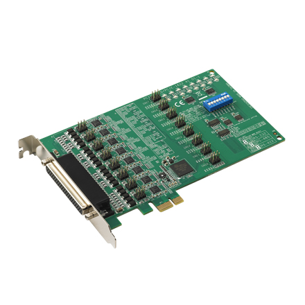 Research Wah PCIE-1622B 8 port RS-232 422485 PCIE string card with surge protection