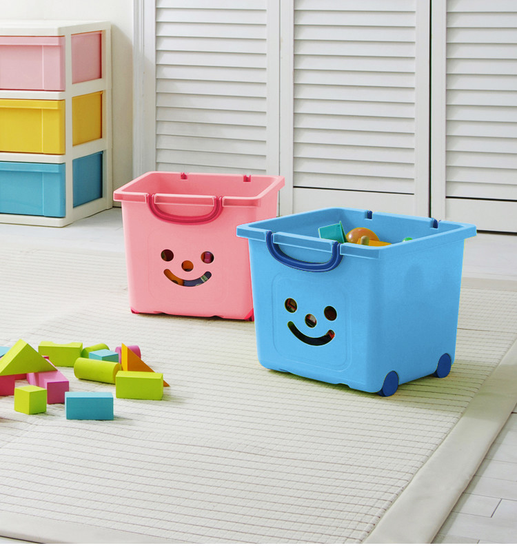IRISIRIS Children Smile Basket Toy Containing Basket Toy Finishing Box KCB-32P (Five Colors)