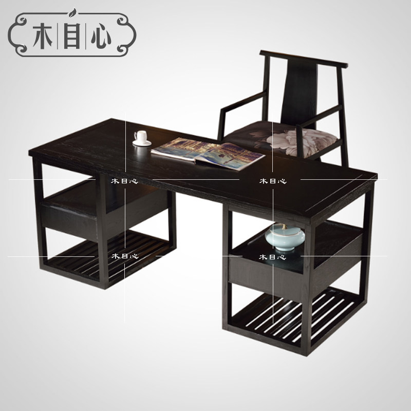 New Chinese desk combined retro-computer tables and chairs Soliuyu Zhenyi Classical desk desk desk desk