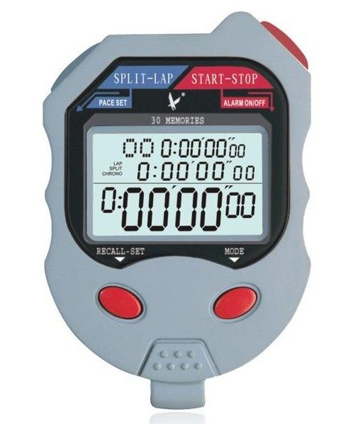 Tianfu PC530 stopwatch three rows 30 stopwatch timer waterproof with lanyard fake one penalty ten