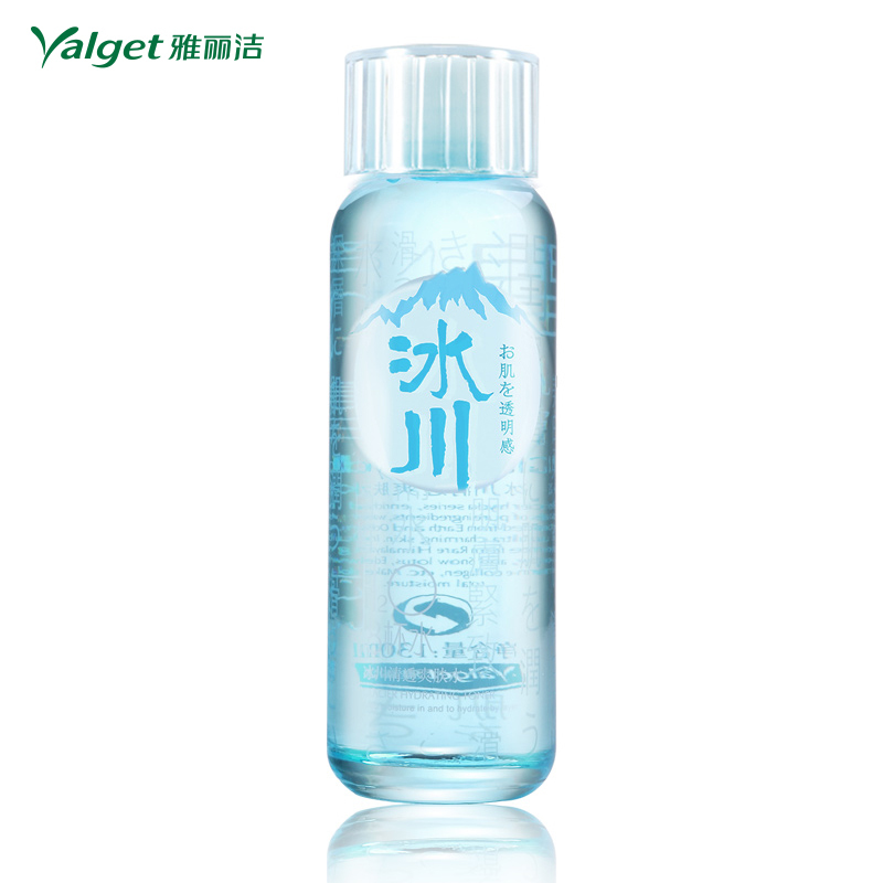 雅丽洁 8杯水冰川清透爽肤水 保湿补水收缩毛孔美白化妆水女130ml