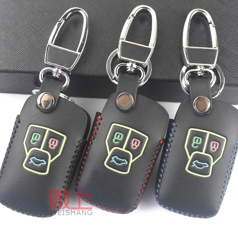 专用于15款吉利GX7钥匙包真皮汽车钥匙保护套改装用品2016款夜光