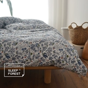 Bông denim bông giường gói ¾ 1.2m1.5m1.8 khăn trải giường 2m áp dụng gối - Bộ đồ giường bốn mảnh