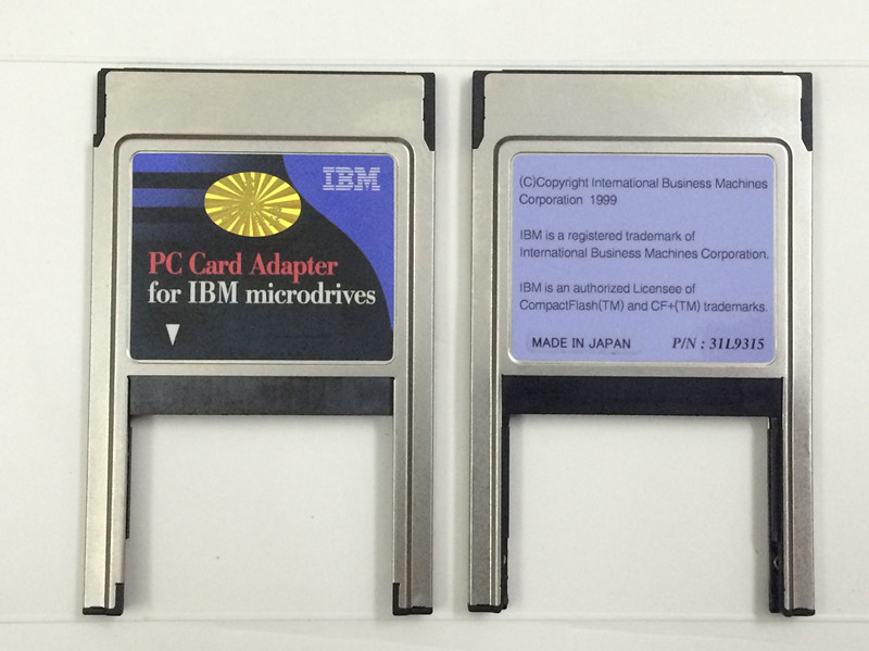 IBM original CF-PCMCIA transfer card card sleeve card reader supports micro hard disk