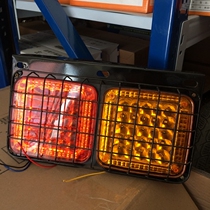 153 rear tail light 24V trailer light LED electronic light iron plate iron grid energy saving large truck universal rear tail light assembly