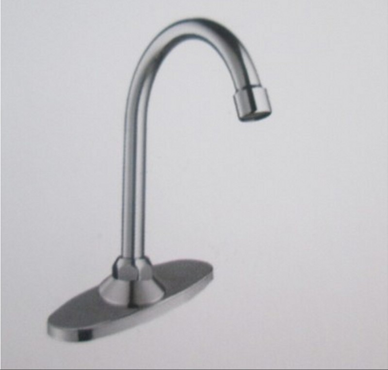 Full copper horizontal pedaled-foot basin tap foot tap water faucet medical foot tap public place tap