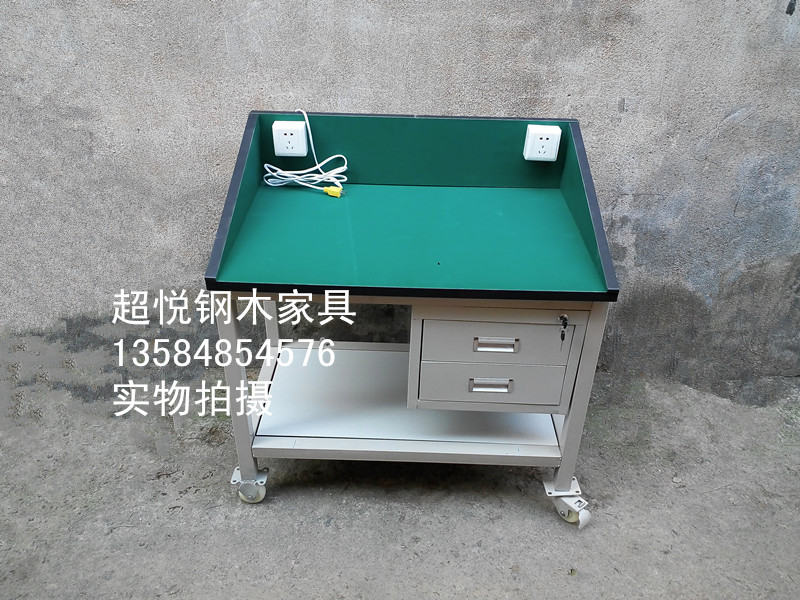 Factory direct sales anti-static work table trolley activity office table laboratory table repair table operation table mobile table