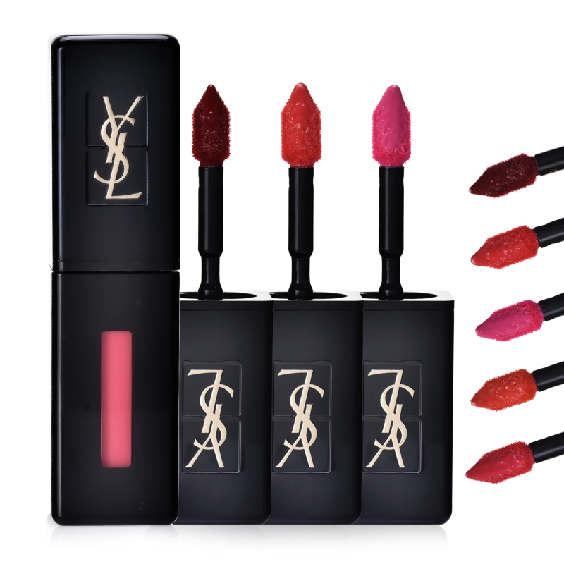 YSL/圣罗兰16新黑管唇釉6ml镜光液体唇膏滋润唇部打底唇彩易上色
