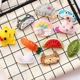 Trái tim con gái thật dễ thương! Dễ thương thỏ cà rốt phim hoạt hình kẹp tóc bangs tóc gãy BB clip Hàn Quốc tóc clip phụ kiện tóc phụ kiện tóc trẻ em Phụ kiện tóc