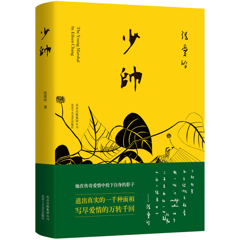 少帅 耗费十年收集资料，张爱玲未刊英文遗作 中国近现代小说 著名青春文学书籍 爱情情感小说 言情小说 原创作品小说 正版图书