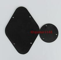 LP Electric Guitar Back Cover Round Back Cover Electronic Bin Cover Plate Black 8022