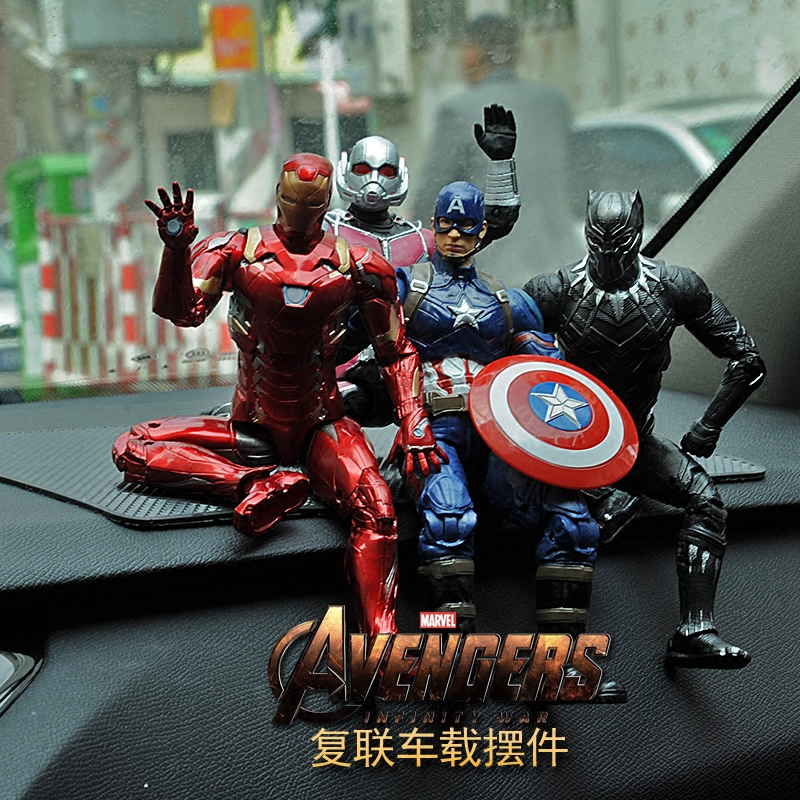 The Avengers 4 Unlimited War Iron Man Motors Pendulum Creative American Captain 3 Spiderman Ants Trinket