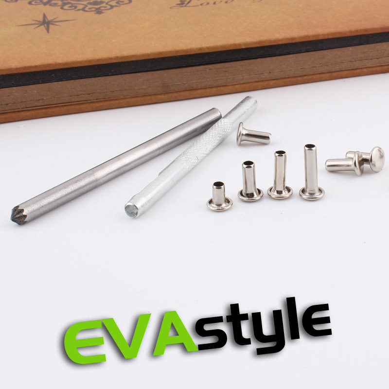 Solid Punch Hollow Blossom Hitter Single-sided Hollow Nail Binding Folder Nail Stationery Nail Rivet Rivet Nail