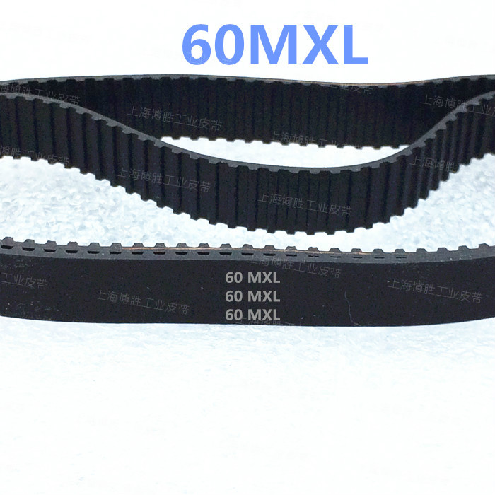 Rubber synchronous belt 60MXL B75MXL 75 teeth trapezoidal tooth industrial belt conveyor belt toothed belt synchronous belt