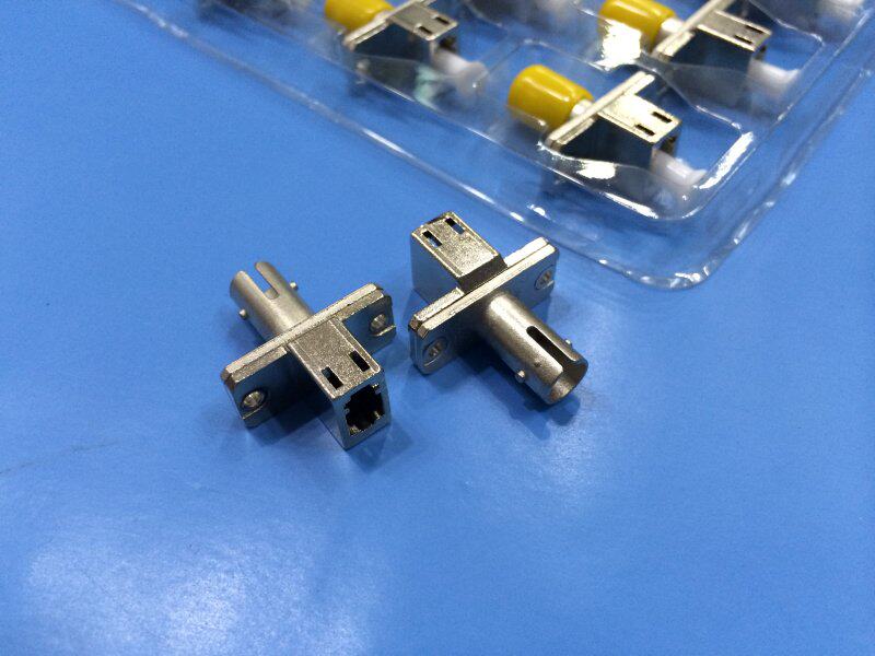 LC-ST fiber conversion head coupler accessories flange telecommunications grade ST-LC adapter connection head