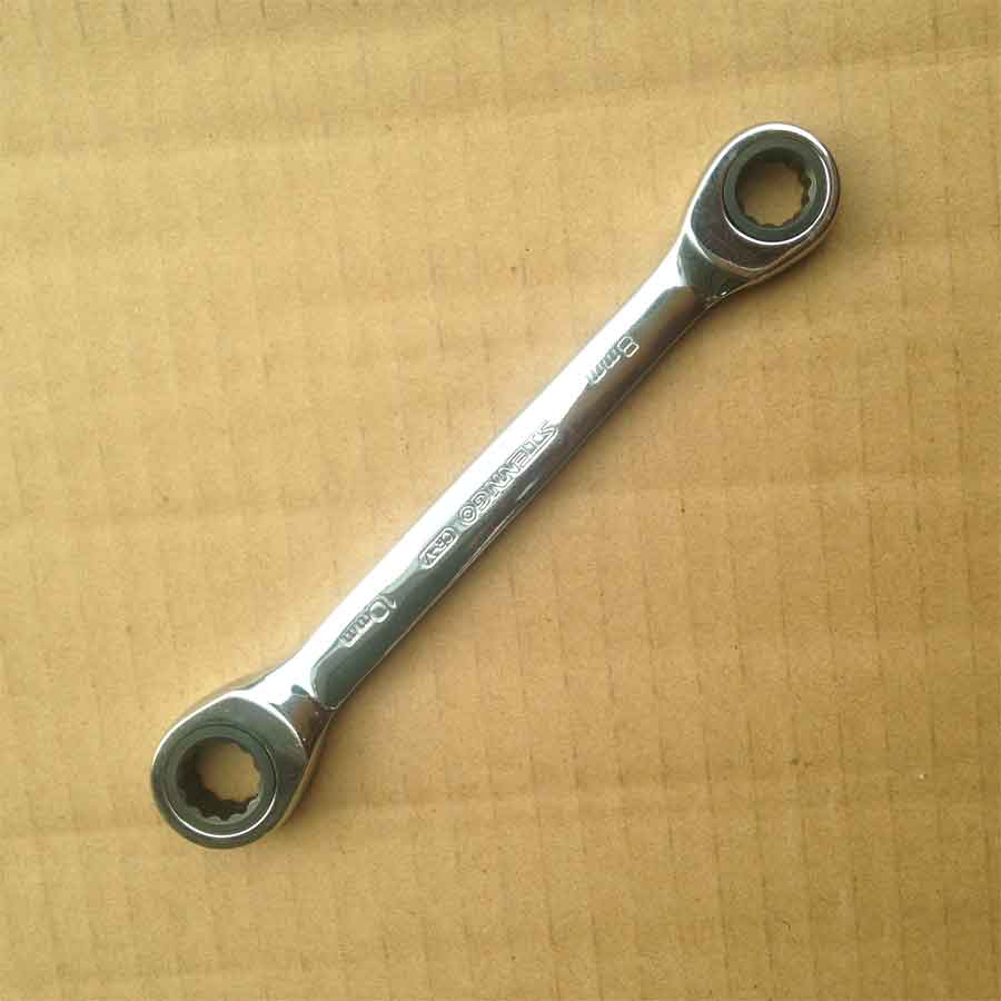 Chrome Vanadium Steel 8-10 ratchet double-duty wrench Quick wrench Two ends ratchet Plum ratchet Plum wrench