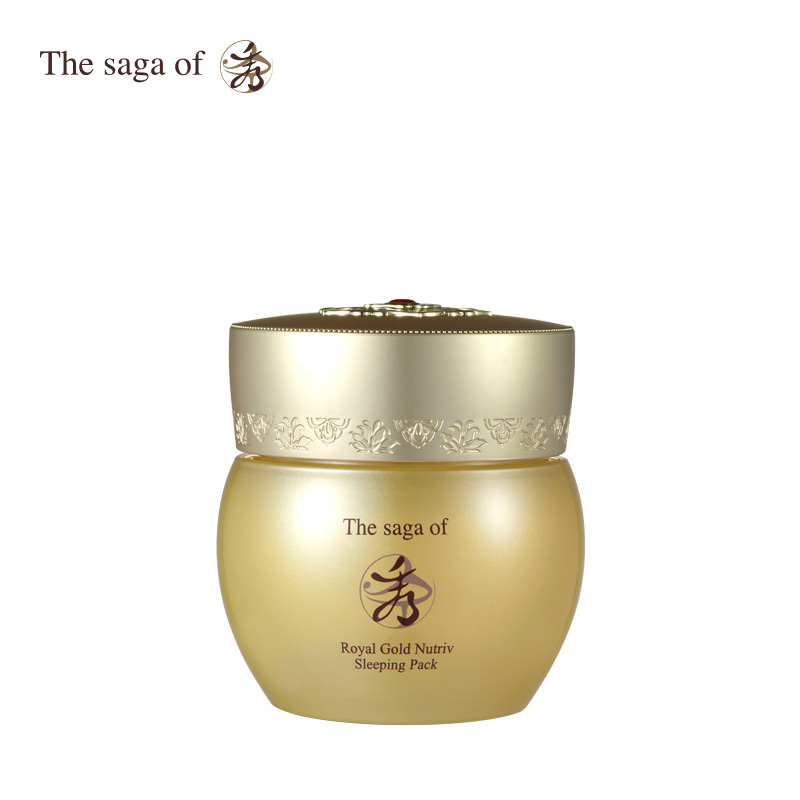 韩国LG正品直邮 诗佳秀黄金蜂乳睡眠面膜120ml 收缩毛孔深层清洁