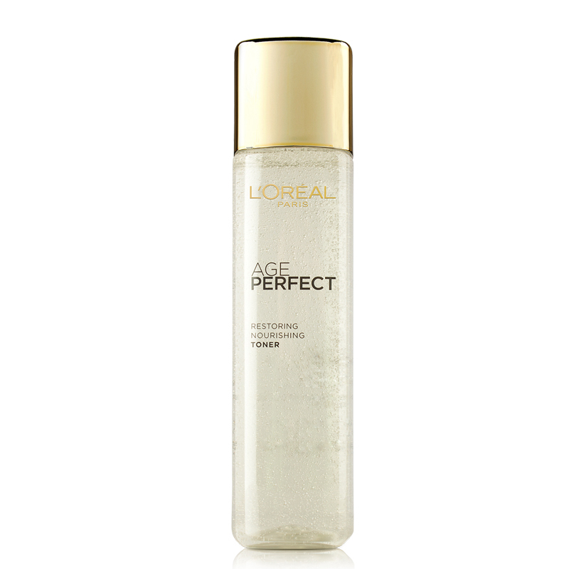 L＇oreal/欧莱雅金致臻颜活肤水175ml 提拉紧致补水爽肤水化妆水
