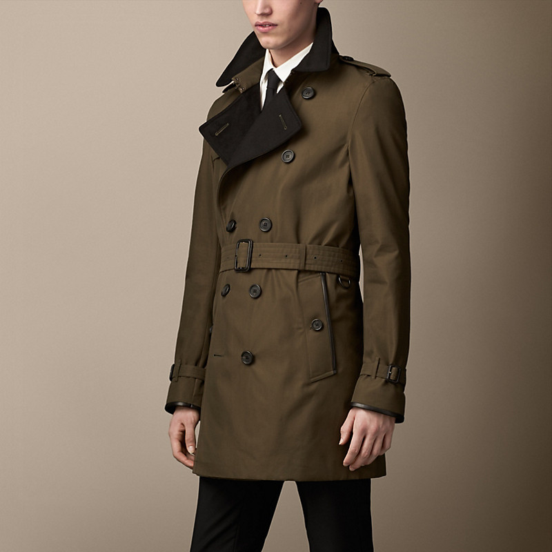 BURBERRY/博柏利男士棉质嘎巴甸Trench风衣 39453171