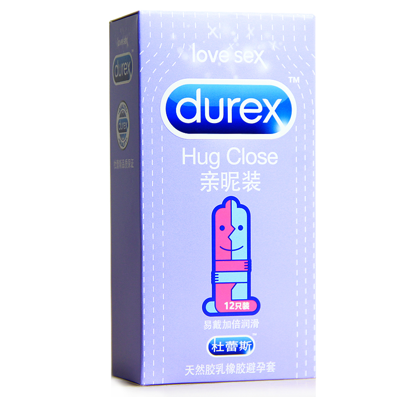 杜蕾斯亲昵装12只保险套安全套超薄高潮润滑型避孕套情趣成人用品