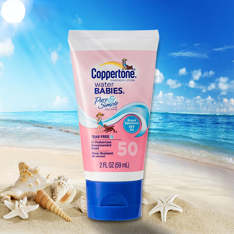 Coppertone/水宝宝防晒霜美国正品spf50水嫩保湿全身防水隔离59ml