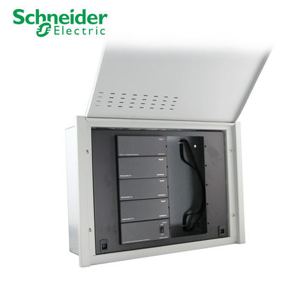 Schneider weak current box 400*300 10U weak current box package 1 in 4 out of TV 1 in 2 out of power socket
